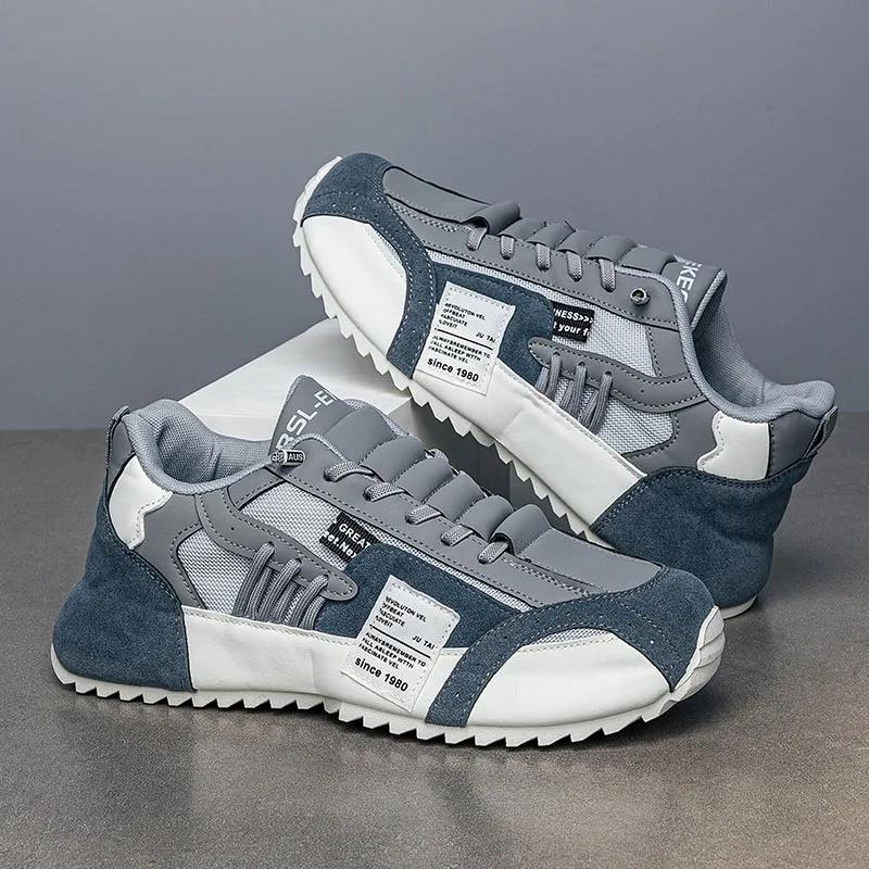 Модный бренд теннис мужские повседневные кроссовки из искусственной кожи мужские туфли на танкетке весна-лето дышащие кроссовки мужские кроссовки для спортзала бег