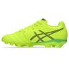 Asics DS LIGHT JR GS 1104A054 Soccer Size 750 Size 2E Shoes, Unisex, (Safety Yellow/Black), 24.0 Cm,
