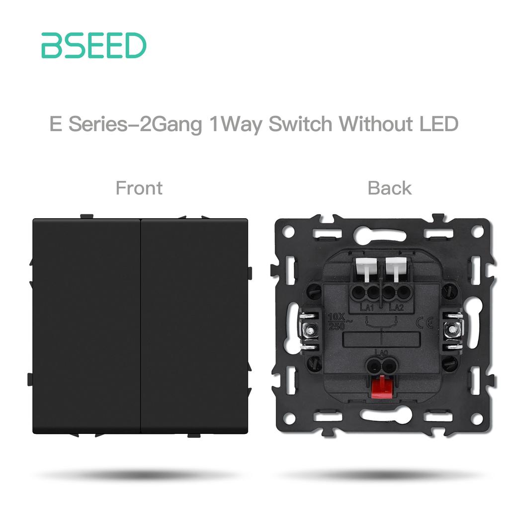 BSEED Модуль кнопки выключателя DIY Зарядка телефона от USB Розетка FR Части Настенный светильник Большой выключатель Пластиковая рамка Комбинация Серия E