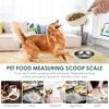 Pet Food Measuring Scoop Electronic Dog Cat Food Measuring Cup Digital Spoon Scale Kitchen Food Scale with LED Display