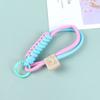 Cute  Braid Mobile Phone Lanyard Anti-Loss Short Wrist Band Pendant Multi-Purpose Phone Hanging Strap Candy Color Lanyard