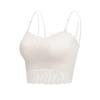 Traceless Suspender Underwear Bra Tank Top Bra Inner Layer Anti Glare Wrap Breathable and Lightweight Outer Wear Bra