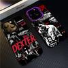 Чехол для телефона Декстер Морган для iPhone 17 16 15 14 13 12 11 Pro Max Plus Серебристый цвет