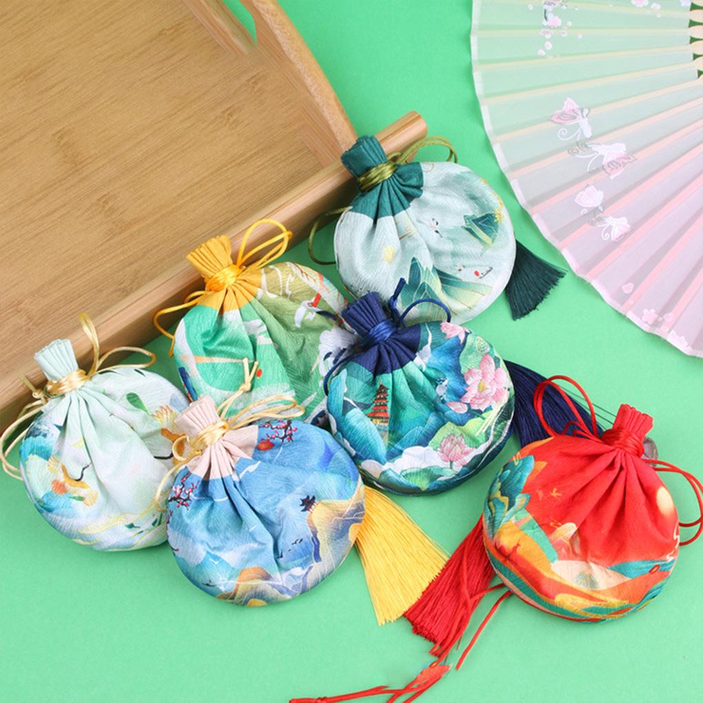 Мешочек Винтажный Китайский Стиль Портативные Ароматные Мешочки Упаковка Подвеска Сувенир для Вечеринки Ювелирные Изделия Декоративные