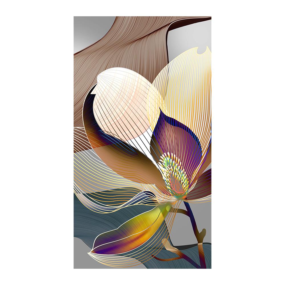 Скандинавские роскошные золотые линии, постеры и принты, настенная картина, современная абстрактная цветочная картина, холст, картина для галереи, домашний декор