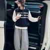 Женский вязаный жилет в студенческом стиле, трехпредметный набор на осень, новый модный многослойный костюм для девочек постарше