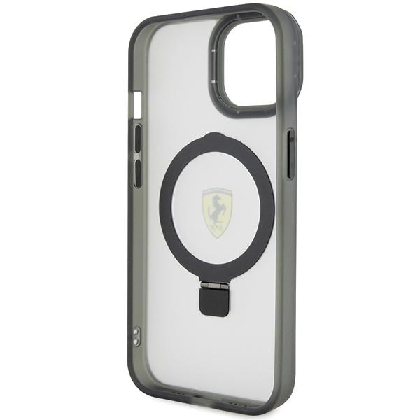 Ferrari Fehmp15Muscah Iphone 15 Plus / 14 Plus 6.7 Transparent Hardcase Ring Stand 2023 Collection Magsafe