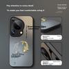 XP Huawei Pura70 Ultra Phone Case, Full Lens Protection for P70 Ultra, Heat Dissipation Frosted Cartoon, - Graphite Gray Circular Double Fish Patter