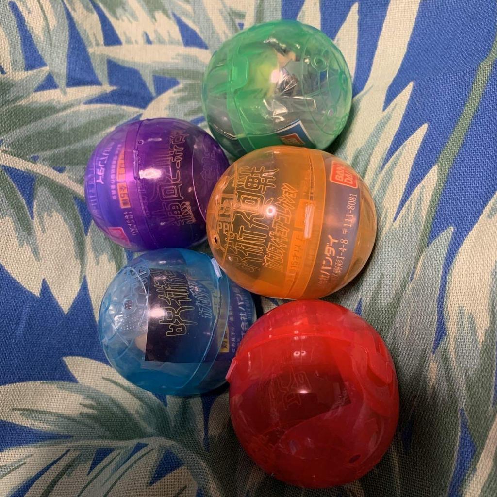 Коллекция капсульных фигурок Jujutsu Kaisen, 5 типов, полный набор с набором Capsule 5 Types