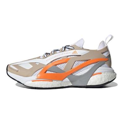Stella McCartney x SolarGlide Жемчужно-пепельный Сигнальный оранжевый Женские кроссовки Розовый Облачно-белый GY6097