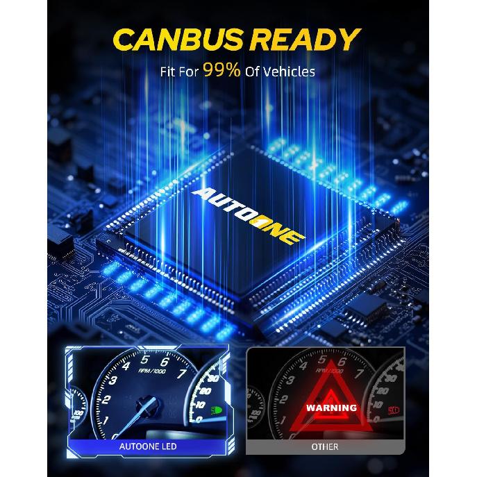 AUTOONE 2025 Upgraded D5S D5R Bulbs, 900% Brighter D5S Bulbs, 32000 Lumens 6000K Brightest D5S Fog Light, 50000 Hours Longer Lifespan