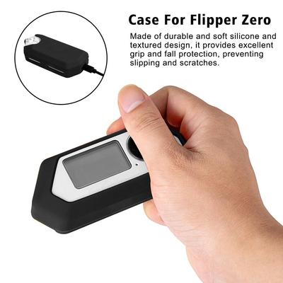 Противоударный черный силиконовый чехол для Flipper Zero Shockproof Multi-tool Scratches Accessorie T2F1