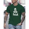 Мужская летняя 100 модная повседневная свободная большого размера футболка с принтом в стиле Дакар, с круглым вырезом и короткими рукавами