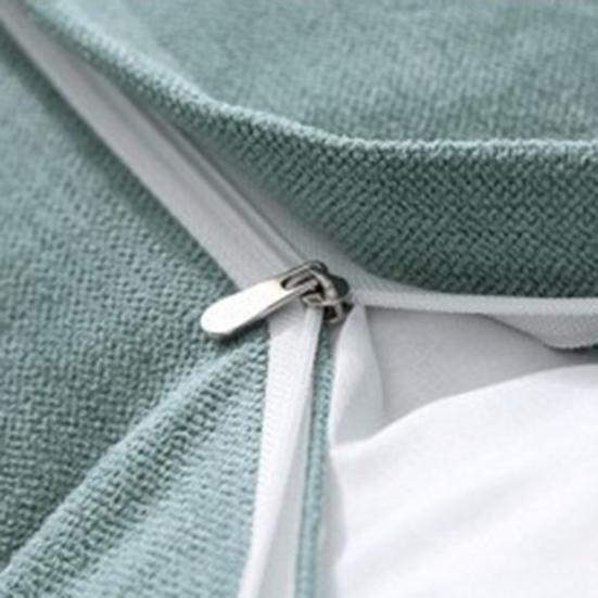 Прикроватная треугольная подушка-подголовник, подушка для поддержки спины, подушка-валик для тахты со съемным чехлом, с боковым карманом