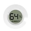 Digital Round Recessed Hygrometer for Reptile Pet Box & Cigar Humidor
