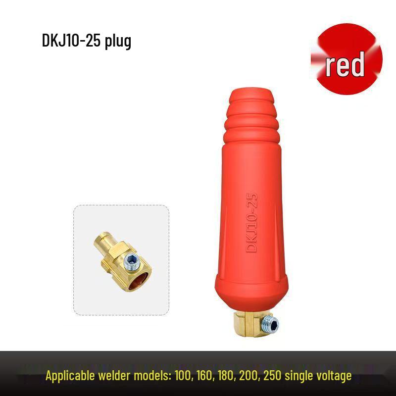 DKJ-10-2535-5050-70 Европейский полностью медный сварочный кабель Быстроразъемное соединение