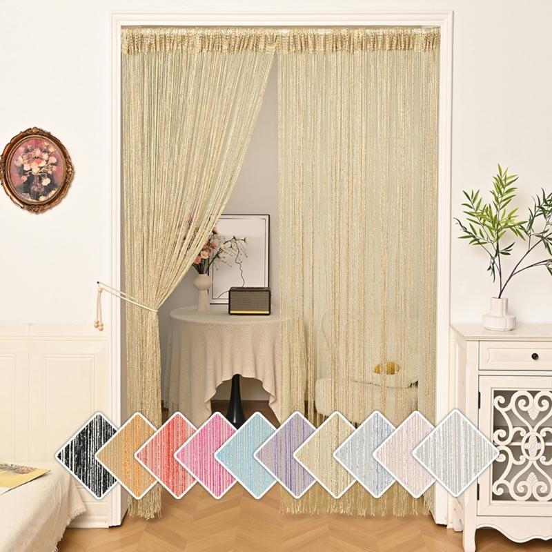 Современная кружевная штора на окно от комаров Тонкая полиэстеровая ткань Простой ремонт дома