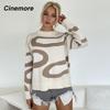 Spring Autumn Women's Sweater Solid Oversize Casual Pullovers Warm Basic Long Sleeve Top O Neck Knitted Jumper Sweater