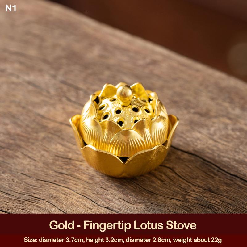 Буддийская посуда курильница лотос курильница архаичный медный сплав сандаловое дерево мебель для дома украшение для дома и офиса