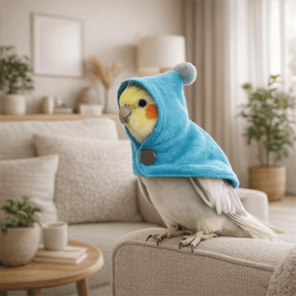 Windproof Parrot Cloak Warm Pet Birds Outerwear Stylish Birds Cold Weather Gear Easy To Wear