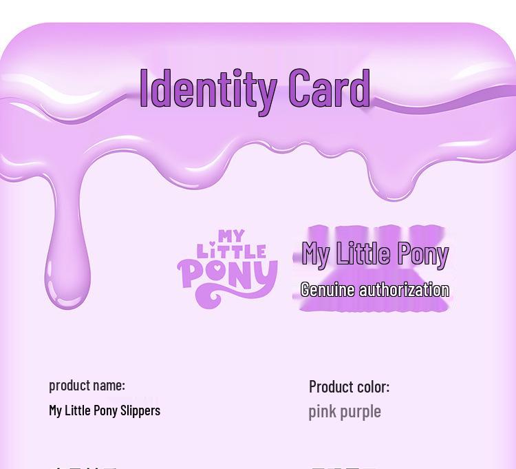 Нескользящие летние тапочки My Little Pony для девочек - Мультяшные шлепанцы для дома