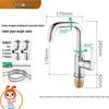 Дорогая вращающаяся нержавеющая сталь горячая/холодная раковина кран