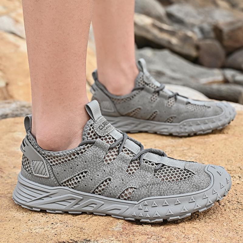 Модная летняя мужская обувь, дышащая кожа, повседневная обувь, мужские удобные мокасины, сетчатая мужская обувь, для ходьбы на открытом воздухе, zapatos