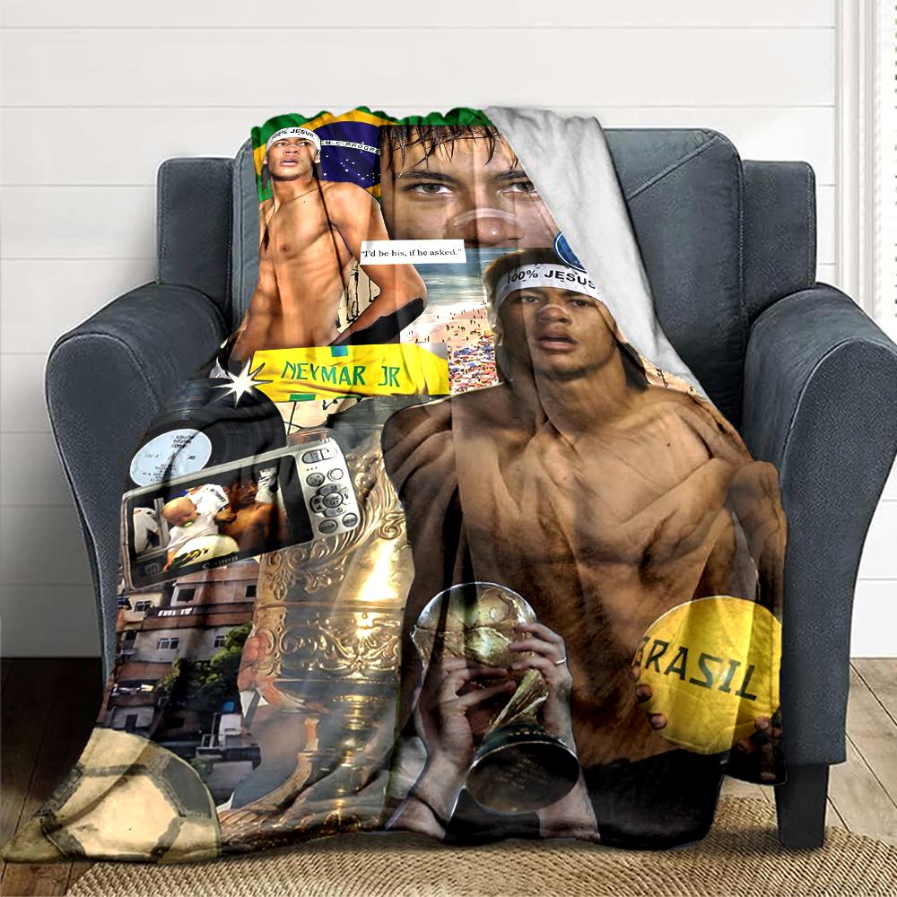 Legends Made Not Born printed flannel breathable and warm blanket, a stylish home gift, suitable for home, office and bedspread use. 15a14