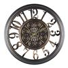 Home Wall Clock Plastic Creative Wall Clock Wall Decoration Wall Clock Retro Living Room Wall Clock
