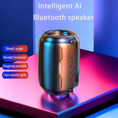Умный AI Bluetooth-динамик Аудио Высокое качество звука Супердинамическое усиление басов Громкая фигура Прибытие Трансляция Высокая громкость