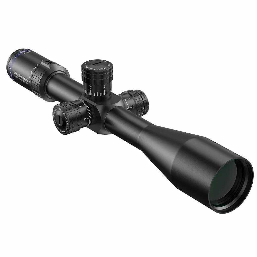 WestHunter HD-N 6-24X50 SFIR FFP ZERO STOP Scope First Focal Plane Riflescope 1/10MIL Red Illumination Hunting Optical Sights