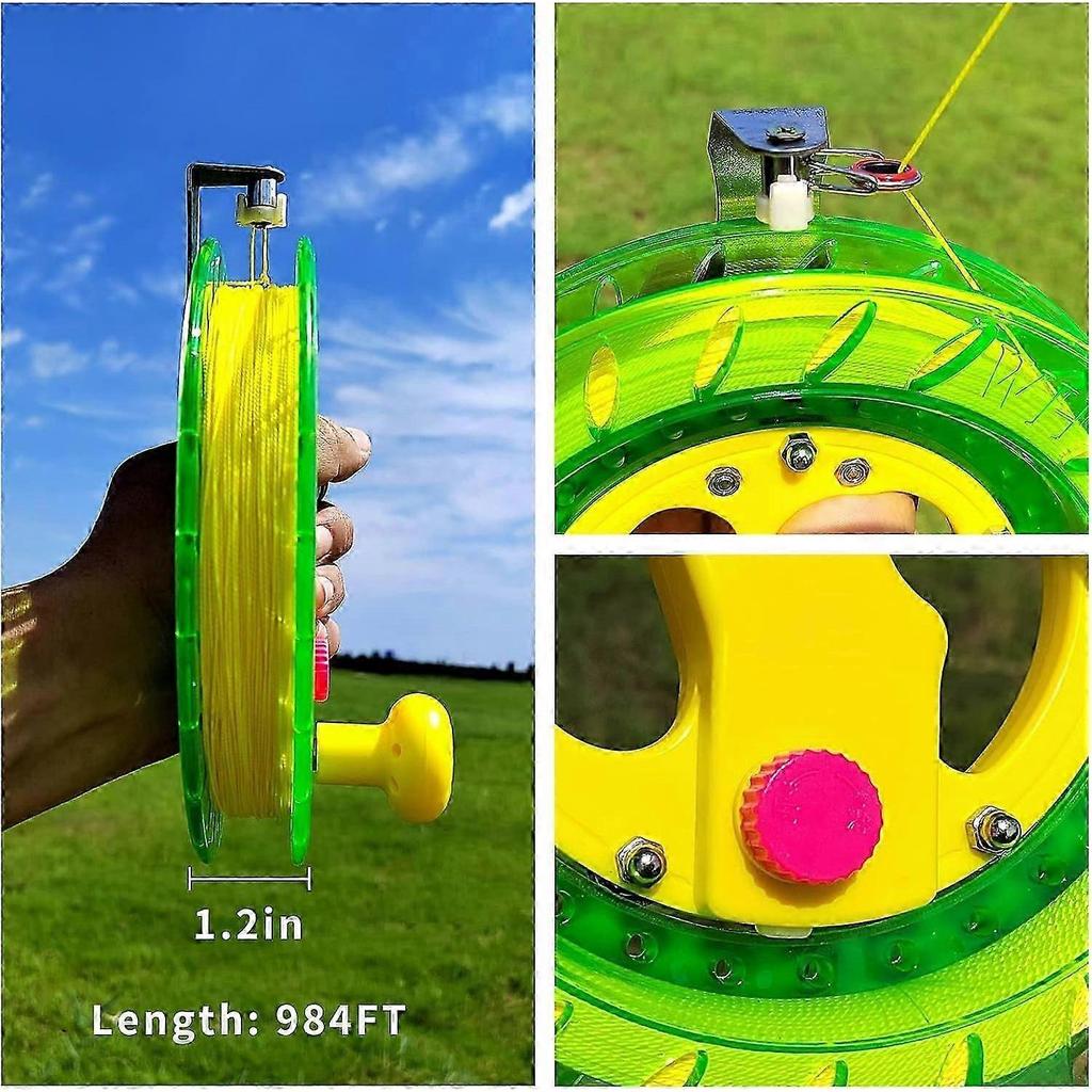 Kite String Blue Durable 500ft Length with Green Reason Design for High-Performance Kiting Activities
