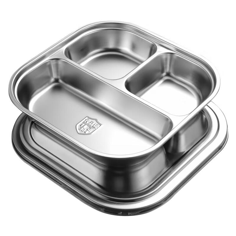 304 Food-Grade Stainless Steel Divided Lunch Box