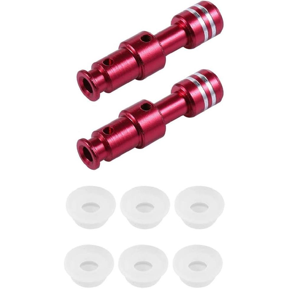 Zylione 2 Pack Float Valve - Replacement Parts with 6 Sealer Gasket - Replacement Float Valve wiht Silicone Caps for Pressure Cooker Duo/Duo Plus/Lux