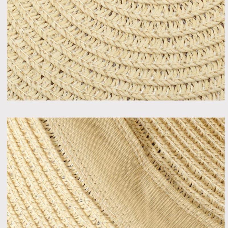 Sun Hat Women Summer Sunshade Sun Hat Beach Hat Bow Cool Hat Casual Fisherman Hat