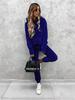 New Style Women's Casual Pullover Hoodie Sweatshirt and Jogger Pants 2 Piece Set Solid Fall Outfit
