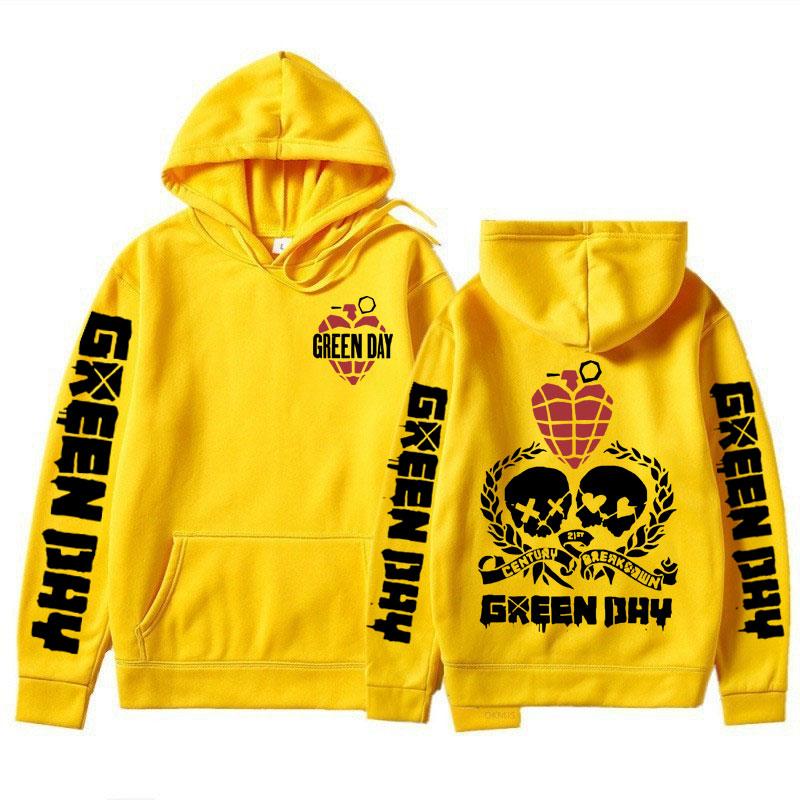 Rock Band Green Day Мерч Худи Мужские Женские Высокое Качество Модные Оверсайз Пуловеры Харадзюку Поп Свитшоты Уличный Стиль