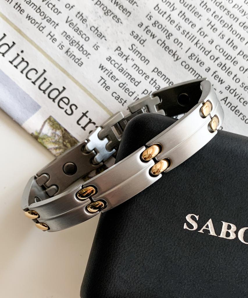 Sabona London 337 Executive Sports Duet Magnetic Bracelet