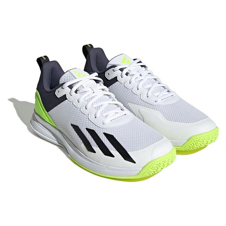 Adidas Мужские кроссовки Courtflash Speed ​​White Black Lucid Lemon Cloud-White Core-Black IG9539