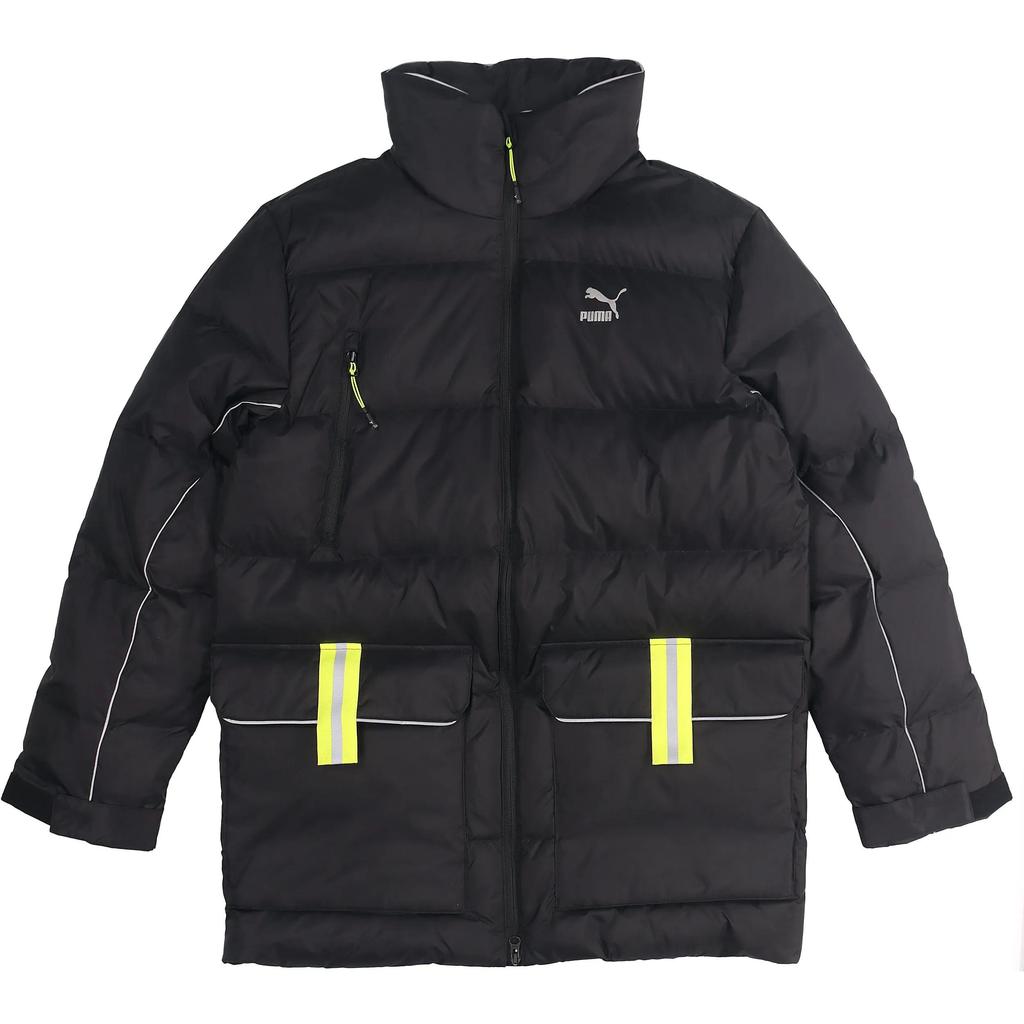 Puma Мужские пуховики Черный пуховик со стойкой (унисекс) Пуховики 534487 01
