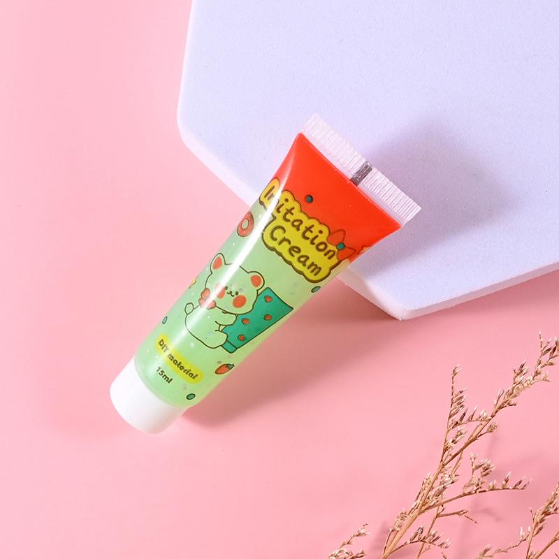 15 мл DIY имитация прозрачного флуоресцентного кристалла желе крем клей для мобильного телефона декоративная смола ремесло мягкий глинистый материал