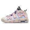 Nike Кроссовки Air More Uptempo Винтажные Баскетбольные Женские Средние Белый/Фиолетовый/Розовый FJ1387-001(КомандаH-S-BOX)