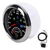 85mm 0‑200MPH GPS Speedometer 0‑8000rpm Tachometer Gauge Overspeed Alarm LCD Red Backlight for Car BoatBlack