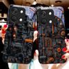 Схема расположения компонентов для OnePlus Nord 3 5 6T 7 Pro 8 12 10T Reno8 Lite 5G 10R Nord N30 Чехол для телефона из закаленного стекла с твердой оболочкой Черный