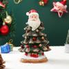 Статуя рождественской елки с рождественским украшением Санта-Клауса, нежная модель рождественской елки