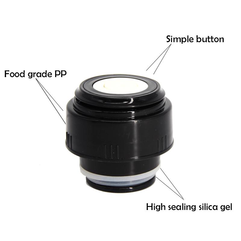 Крышка для термоса 4,5 см/5,2 см, пробка для термоса, дорожная чашка, сменная крышка для термоса, экспортная крышка для бутылки, черная