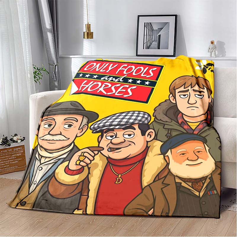 Only Fools and Horses Soft Flannel Throw Blanket,Lightweight Warm SofaCouch Bed