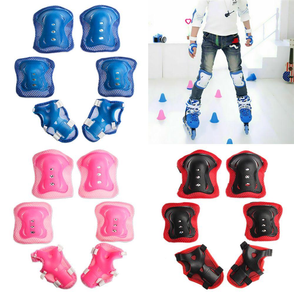 Велосипедная защитная экипировка Детский спортивный защитный комплект Набор наколенников и налокотников Детские комплекты защитной экипировки