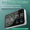 4 In 1 WiFi Air Quality Meter Carbon Dioxide Detector Agricultural Production CO2 Temperature Humidity Tester Time Alarm Clock