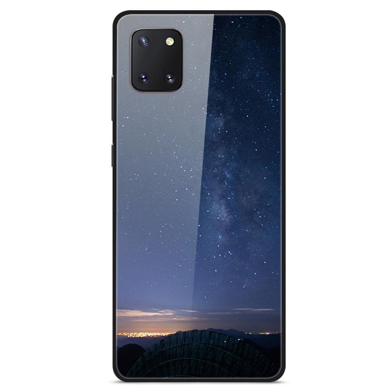 Для чехла Samsung Note 10 Lite Чехол Закаленное Стекло Планета Космос Чехол для Samsung Galaxy Note10 Lite Чехол S10 Lite Стеклянный Чехол